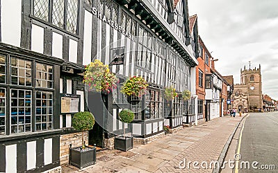 Mercure Shakespeare Hotel situated in the heart of the historic town of Stratford-Upon-Avon. Editorial Stock Photo