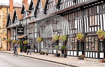 Mercure Shakespeare Hotel situated in the heart of the historic town of Stratford-Upon-Avon. Editorial Stock Photo