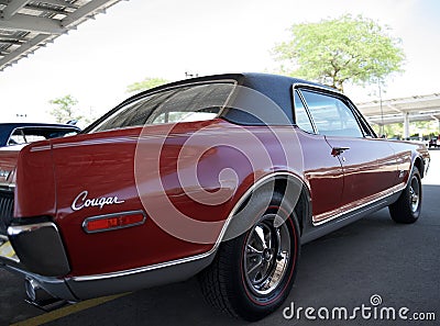 Mercury Cougar two-door coupe Editorial Stock Photo