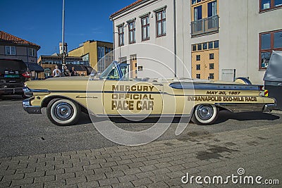 1957 Mercury Turnpike Cruiser Pace Car Convertible Editorial Stock Photo