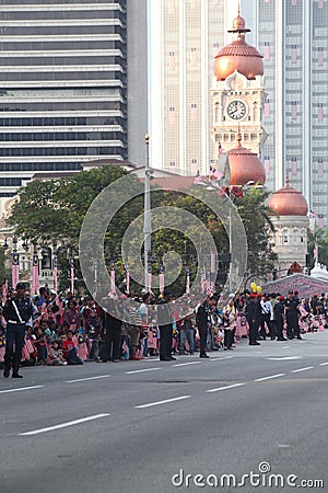 Merdaka square in Kuala Lumpur Editorial Stock Photo