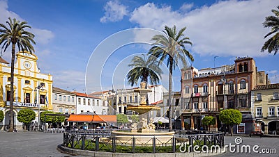 Merida Town Centre Extremadura Spain Editorial Stock Photo