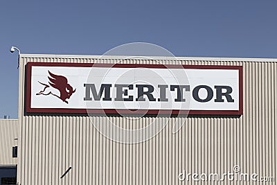 Meritor Heavy Vehicle Systems location. Meritor was bought by Cummins Inc Editorial Stock Photo