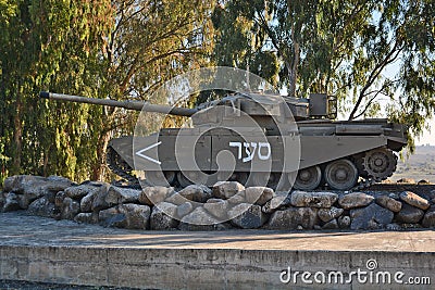 Merkava tank Editorial Stock Photo