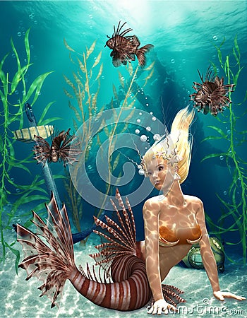 Mermaid Stock Photo
