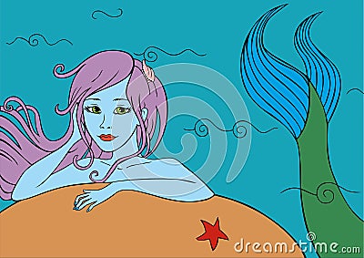 Mermaid Vector Illustration