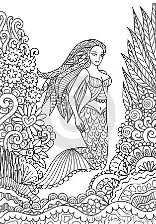 Mermaid Vector Illustration