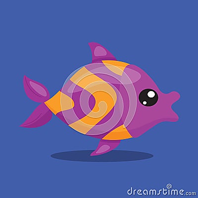 MERMAID PRINCESS VIOLET 17 Vector Illustration