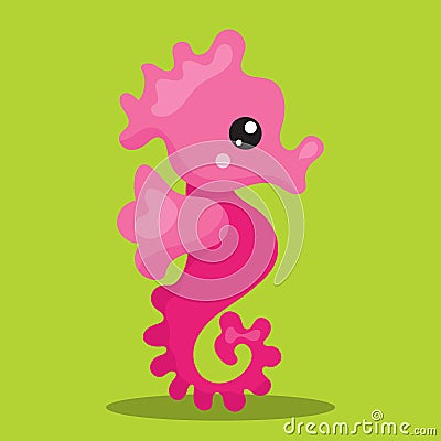 MERMAID SEAHORSE 06 2 Cartoon Illustration