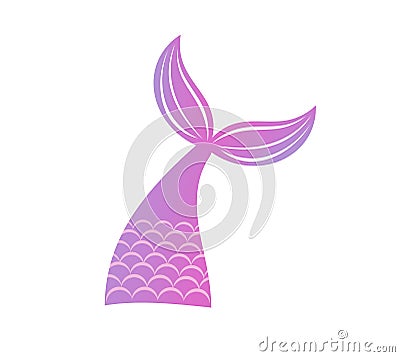 Mermaid tail icon Vector Illustration