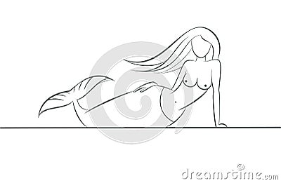 Mermaid Vector Illustration