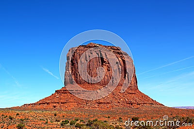 Merrick Butte in Monument Valley / Utah Arizona / USA Stock Photo