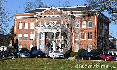 Merritt Administration Building, Anderson University Editorial Stock Photo