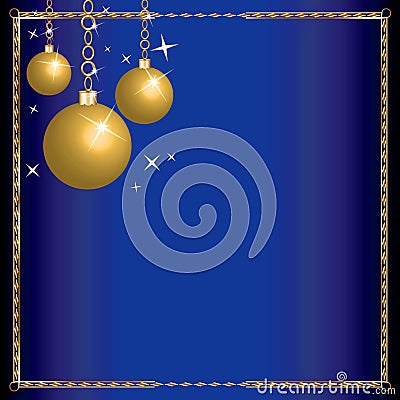 Merry Christmas Blue Wisemen Vector Illustration