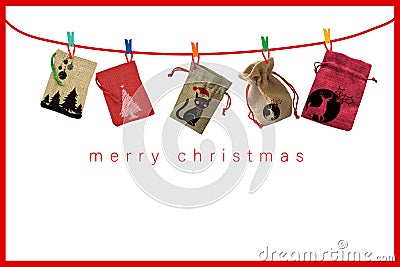 Merry Christmas Creative Graphics Banners Design. Editorial Stock Photo