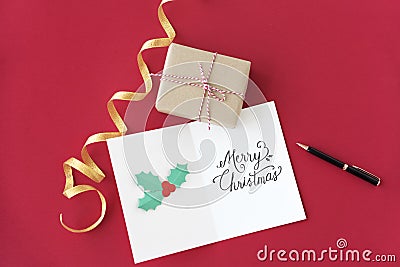 Merry Christmas Event Festive Celebrate Holiday Concept Stock Photo