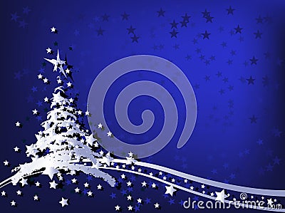 Merry Christmas and Happy New Year Vector Illustration