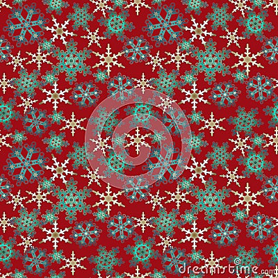 Merry Christmas and Happy New Year red background pattern Stock Photo