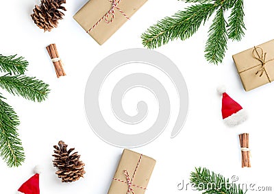 Merry Christmas Layout Composition Stock Photo