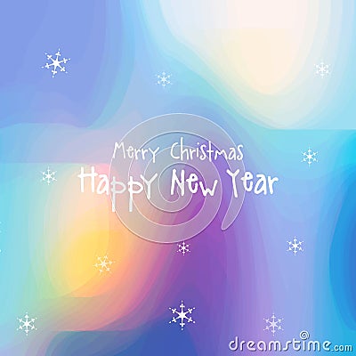 Merry Christmas, New year greeting card. Decorative abstract background. Vector Illustration