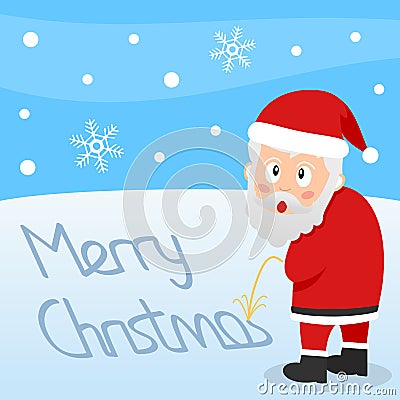 Merry Christmas Santa Claus Vector Illustration