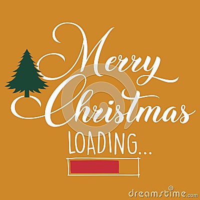 Merry christmas for wall decals, wall sticker - Vector Vector Illustration