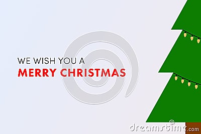 Merry Christmas. Wish you a happy xmas Stock Photo