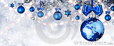 Merry Christmas In The World Stock Photo