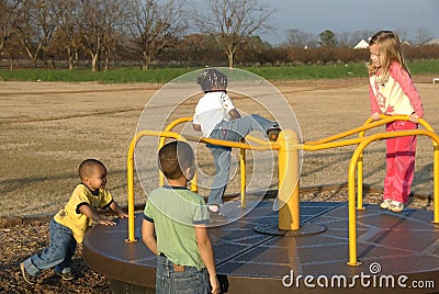 Merry Go Round Stock Photo