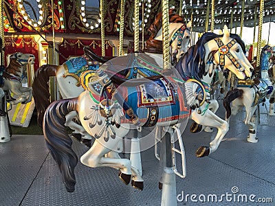 Merry Go Round Carousel Editorial Stock Photo