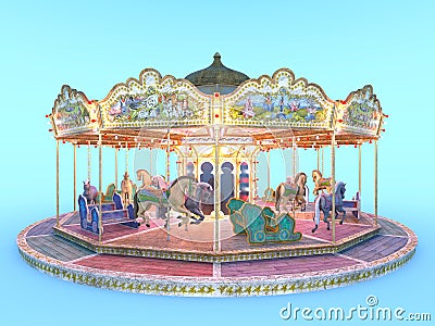 Merry-go-round Stock Photo