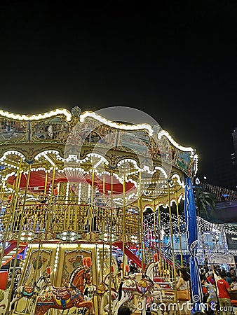 Merry go round Editorial Stock Photo