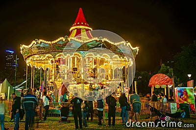 Merry go round Editorial Stock Photo