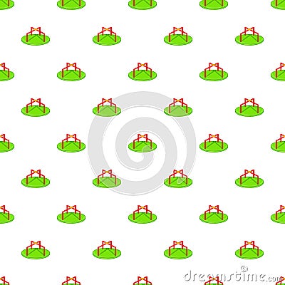 Merry go round pattern, cartoon style Vector Illustration