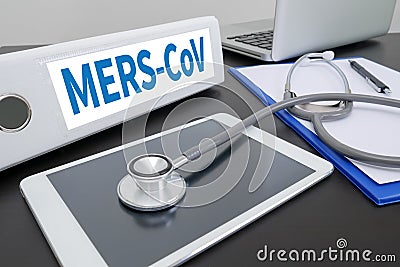 MERS-CoV Stock Photo