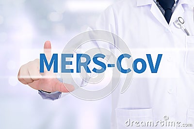 MERS-CoV Stock Photo