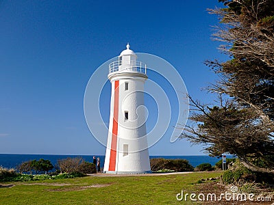 Mersey Bluff lighthouse near Devonport, Tasmania Stock Photo