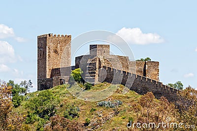 Mertola Castle, Alentejo Region of Portugal. Stock Photo