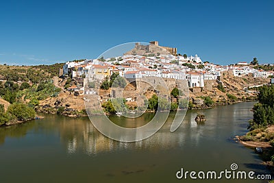 Mertola Town in Portugal Stock Photo