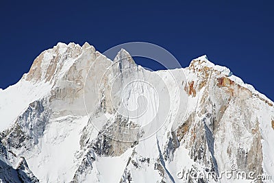 Meru peak Stock Photo