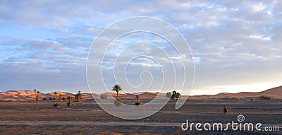 Merzouga Sand Dunes Stock Photo