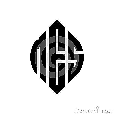 MES circle letter logo design with circle and ellipse shape. MES ellipse letters with typographic style. The three initials form a Vector Illustration
