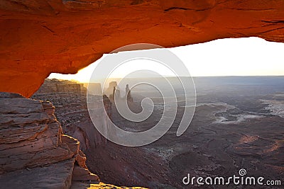 Mesa Arch, Canyonland National Park, Utah Stock Photo