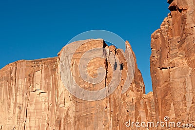 Mesa rock formation Stock Photo