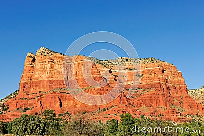 Mesa rock formation Arizona Stock Photo
