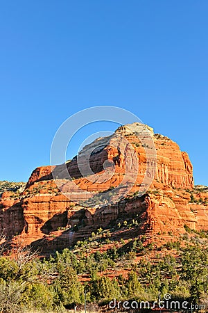 Mesa rock formation Arizona Stock Photo