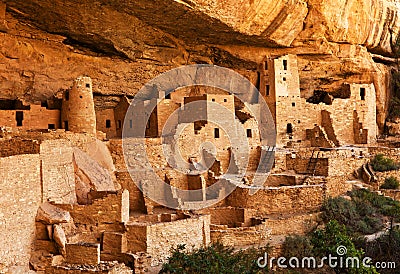 Mesa Verde - Pueblo land Stock Photo