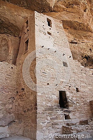 Mesa Verde Ruins Editorial Stock Photo