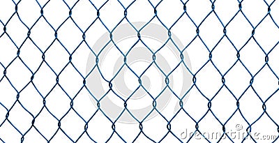 Mesh fence isolated Stock Photo