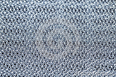 Mesh for the kitchen hood. Mesh texture close-up. Fine Steel Air Filter Mesh Stock Photo